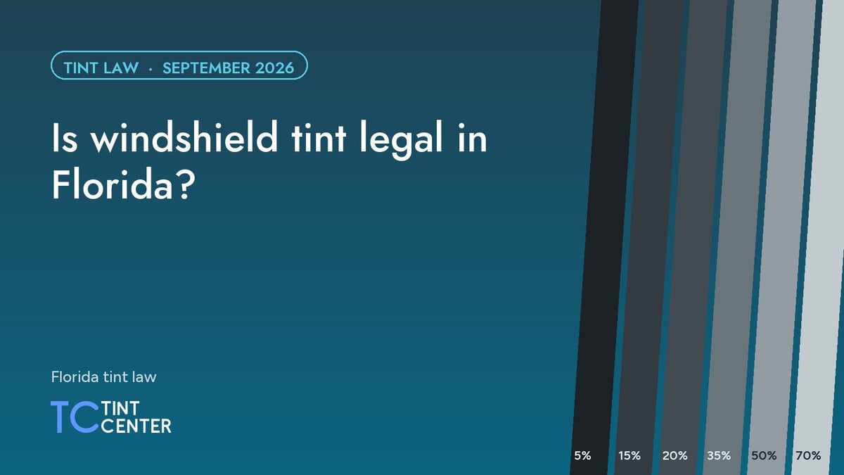 Is windshield tint legal in Florida?