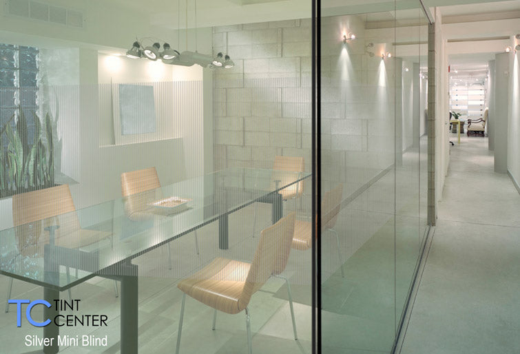 Silver Mini Blind